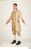  Photos Man in Historical Civilian dress 1 18th century a poses civilian dress historical jacket whole body 0002.jpg
